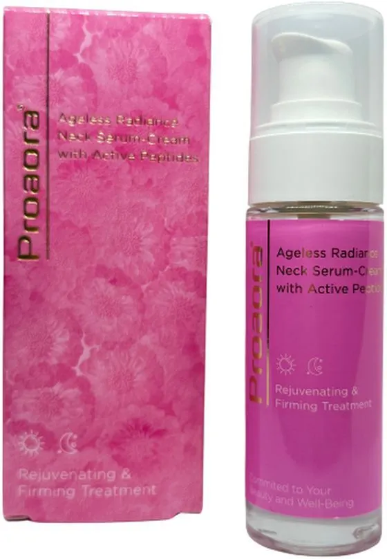 Proaora Ageless Radiance Neck Serum-Cream With Active Peptides (30mL)