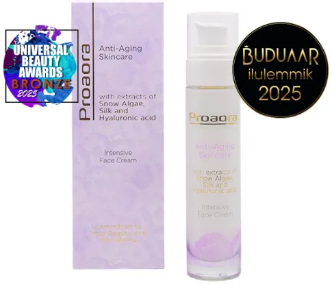 Proaora Face Cream With Extracts Of Snow Algae, Silk & Hyaluronic Acid (50mL)