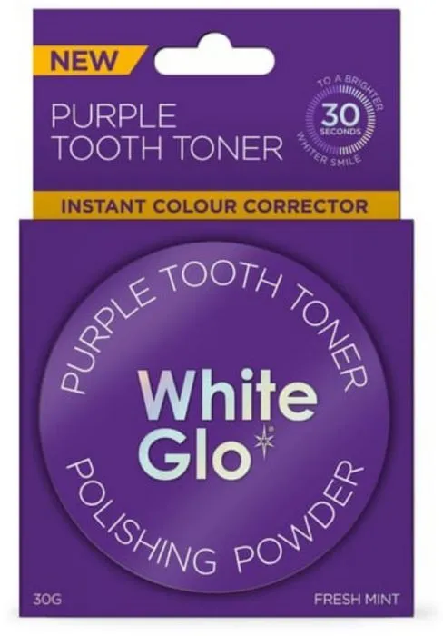 White Glo Purple Tooth Toner Powder (30g)