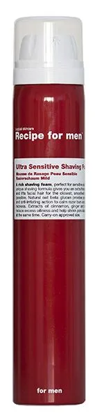 Recipe for Men Ultra Sensitive Shaving Foam (100mL)