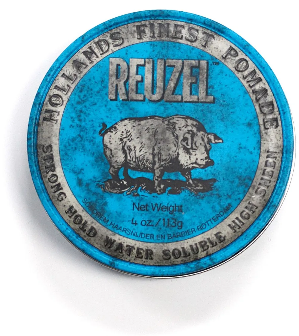 Reuzel Blue Strong Hold High Sheen Pomade (113g)