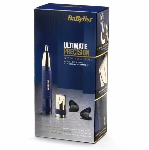 Babyliss Super-X Metal Series Nose, Ear & Eyebrow Trimmer