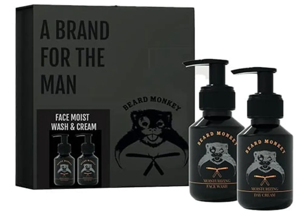 Beard Monkey Gift Set Day Cream & Face Wash