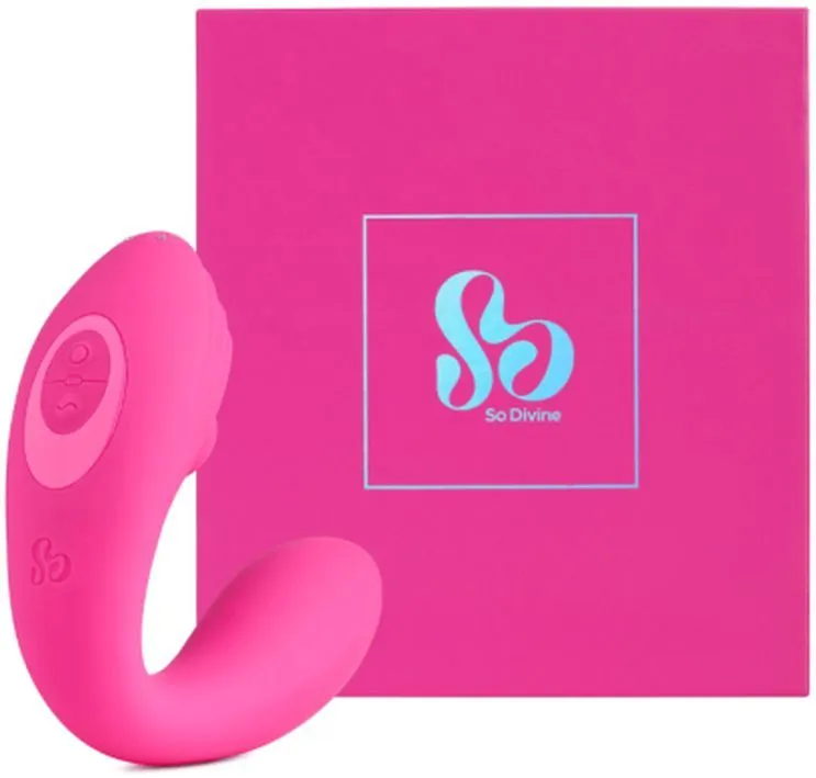 So Divine Pearl Vibe G-Spot Clitoral Suction Stimulator Pink