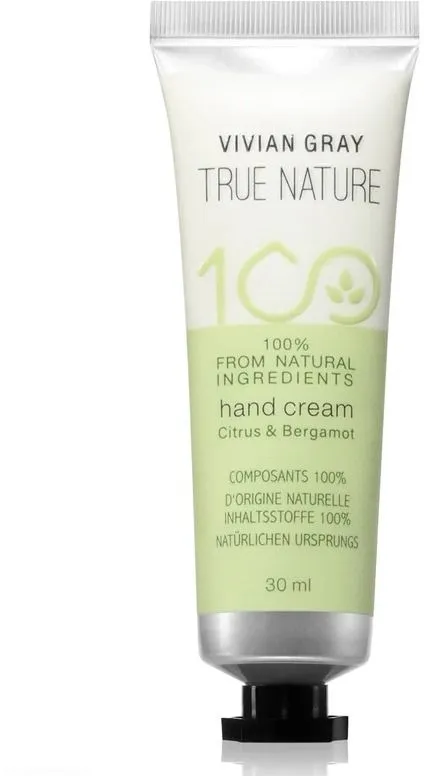 Vivian Gray True Nature Hand Cream Citrus-Bergamot (30mL)
