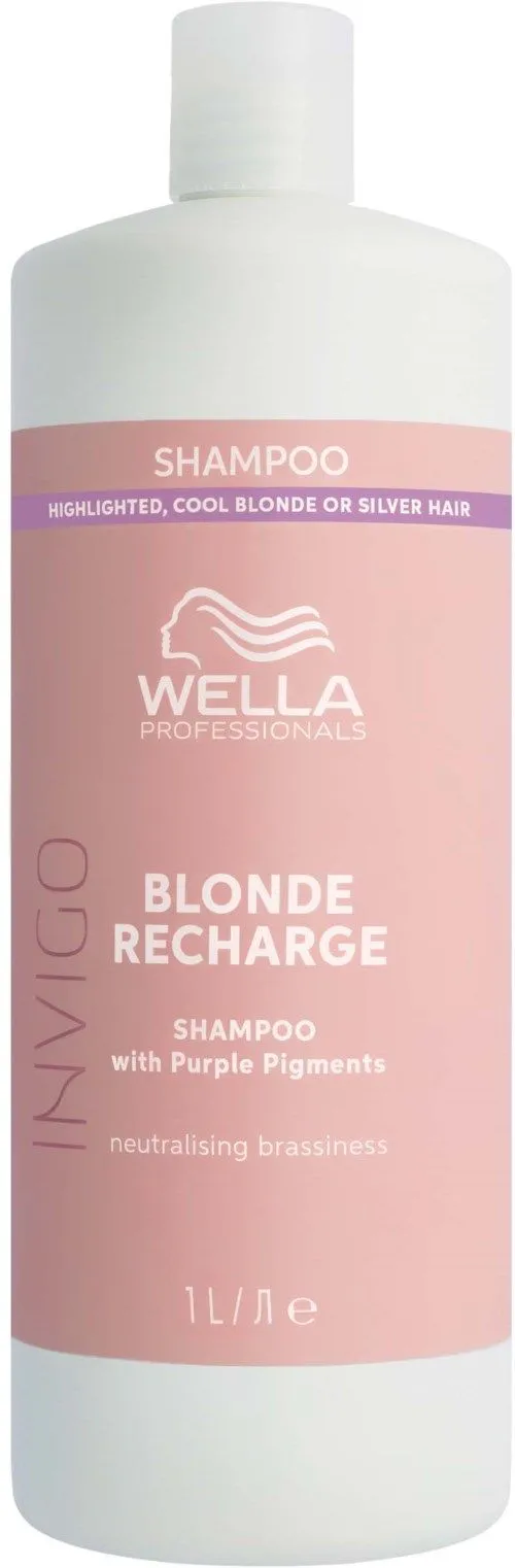 Wella Professionals Invigo Blonde Recharge Shampoo (1000mL)