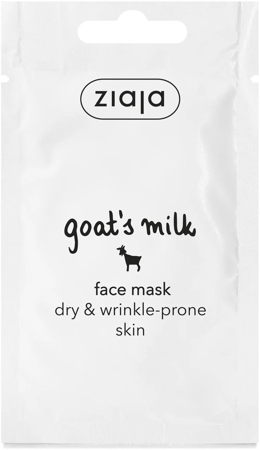Ziaja Goat's Milk Face Mask, Dry & Wrinkle Prone Skin (7mL)