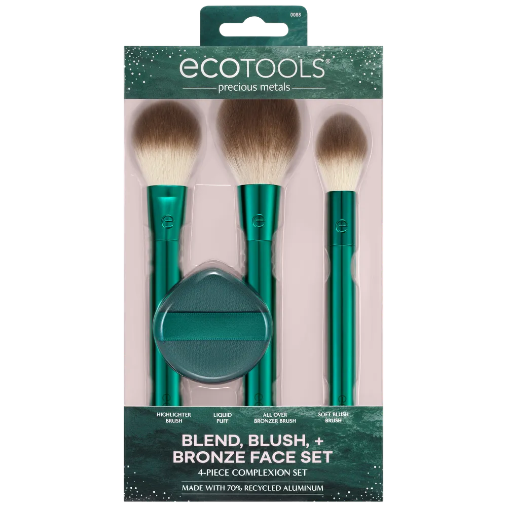 EcoTools Blend, Blush And Bronze Set (4pcs)