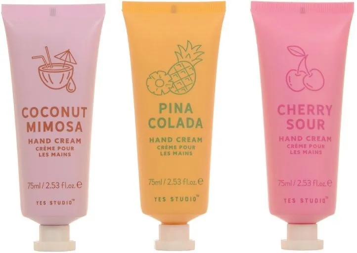 Yes Studio Fruity Cocktail Hand Cream Trio