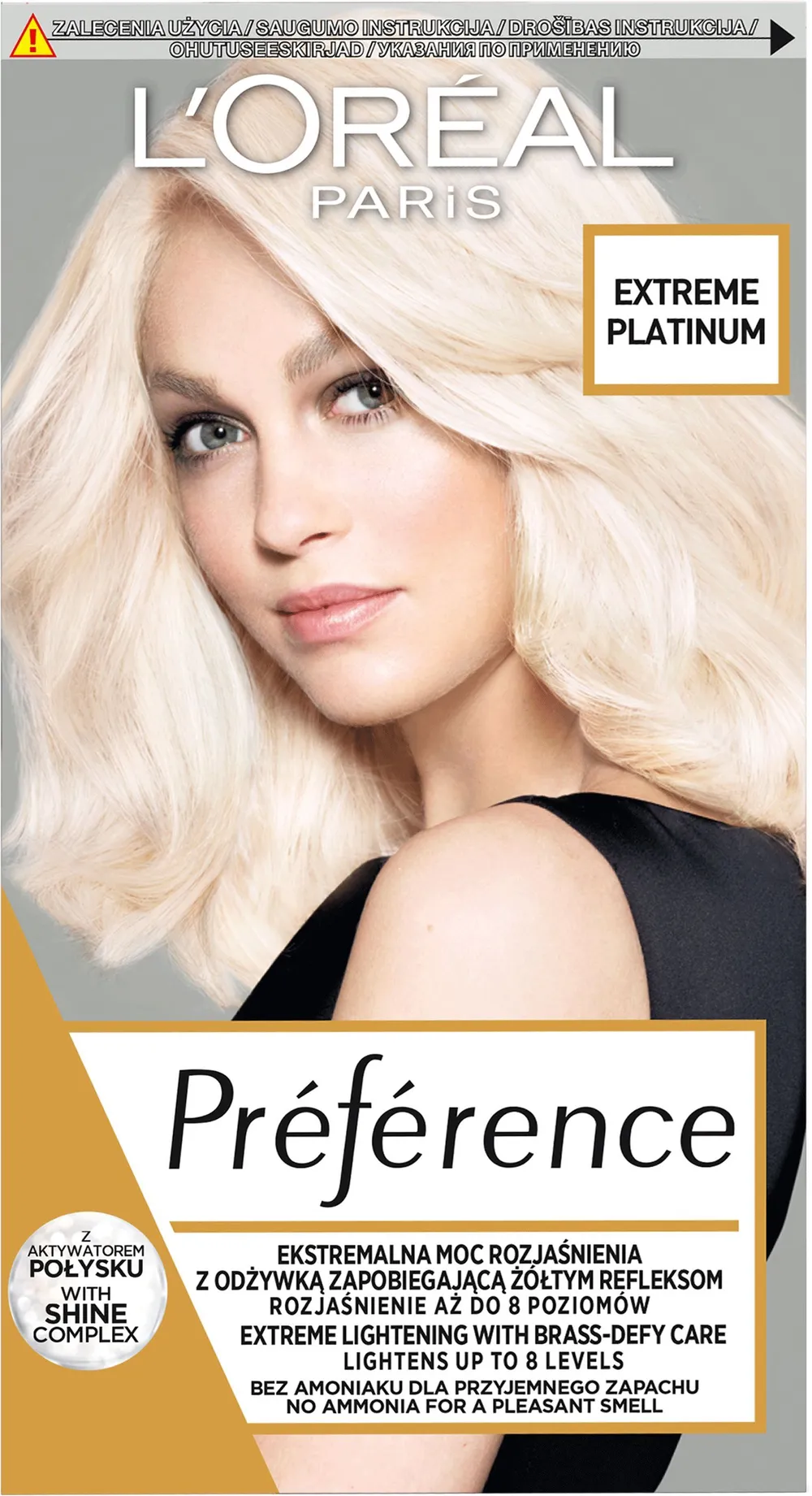 L'Oreal Paris Preference Permanent Hair Color Ultra Platinum