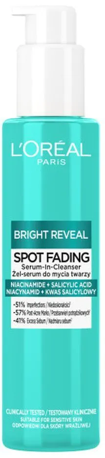 L'Oreal Paris Bright Reveal Serum-In-Cleanser (150mL)
