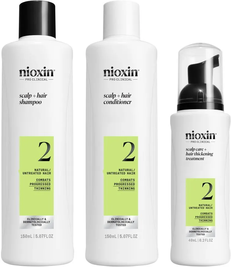 Nioxin Pro Clinical System 2 Scalp Care + Hair Thickening System Kit