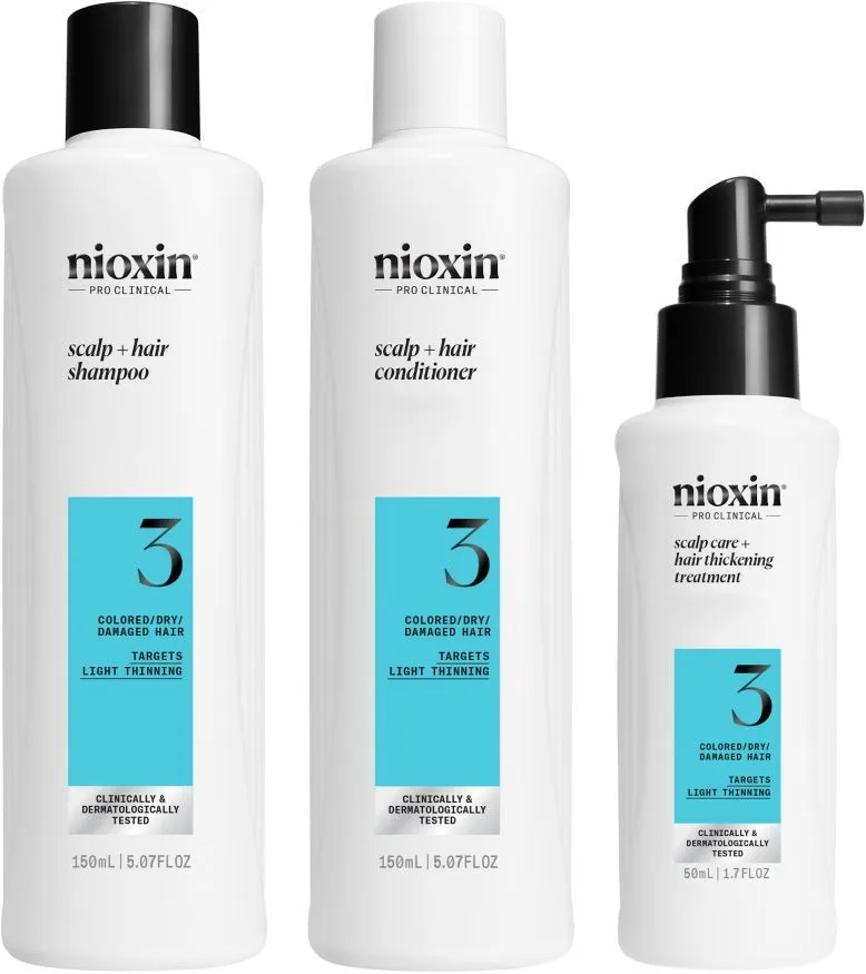 Nioxin Pro Clinical System 3 Scalp Care + Hair Thickening System Kit
