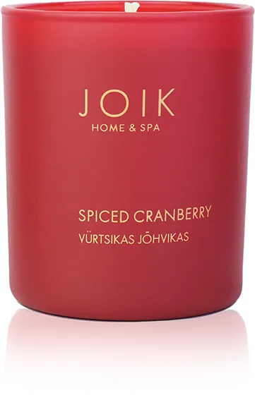 Joik Home & Spa Vegetable Wax Candle Spiced Cranberry (150g)