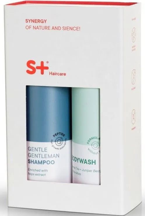 S+ Haircare Gentle Gentleman Shampoo & Bodywash Set (250+250mL)