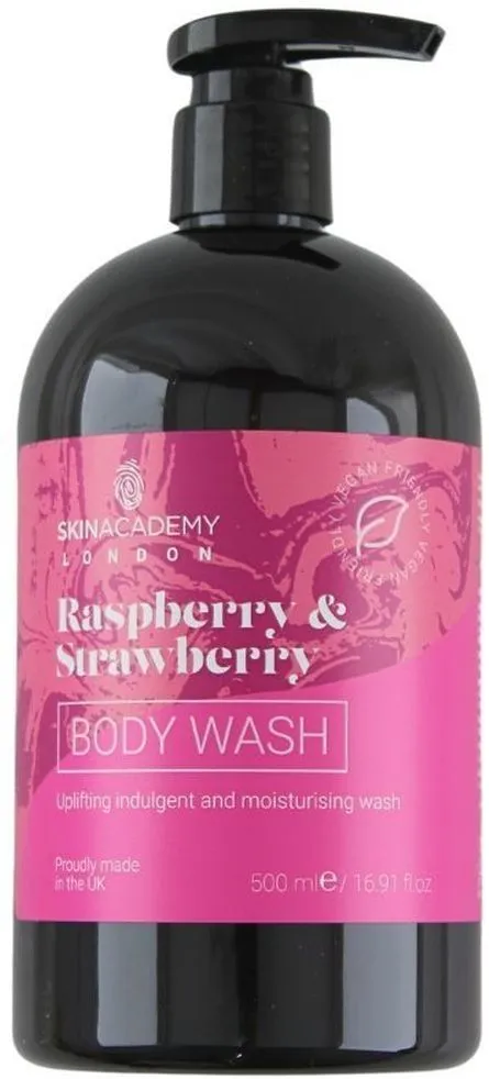Skin Academy London Body Wash Strawberry & Raspberry (500mL)