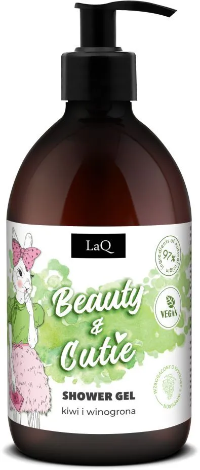 LaQ Kiwi & Grapes Shower Gel Beauty & Cutie (500mL)