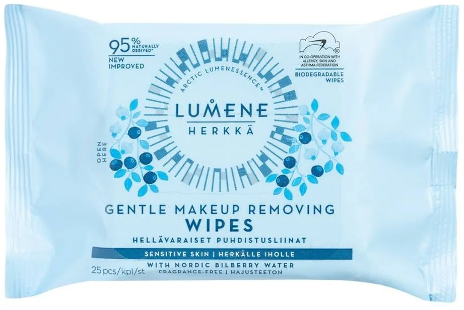 Lumene Gentle Makeup Removing Wipes (25pcs)