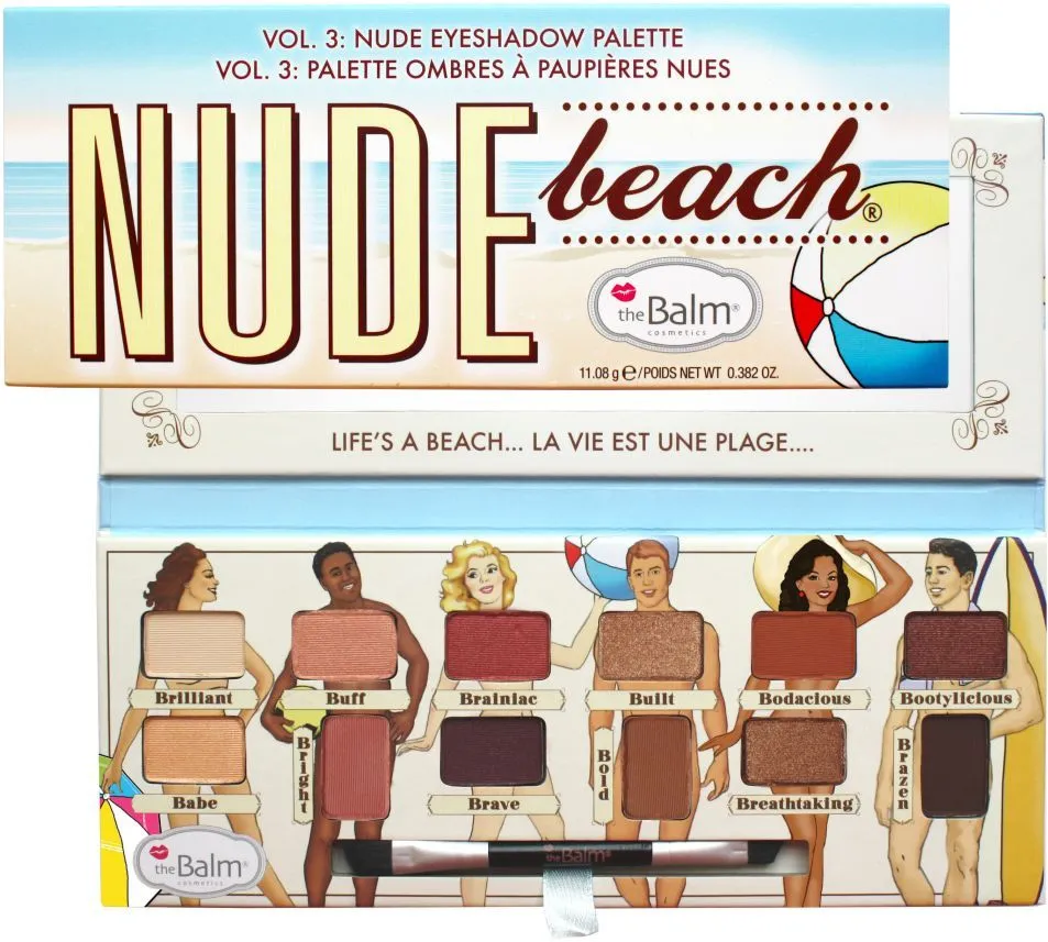 theBalm Nude Beach Eyeshadow Palette (11,08g) Vol.3