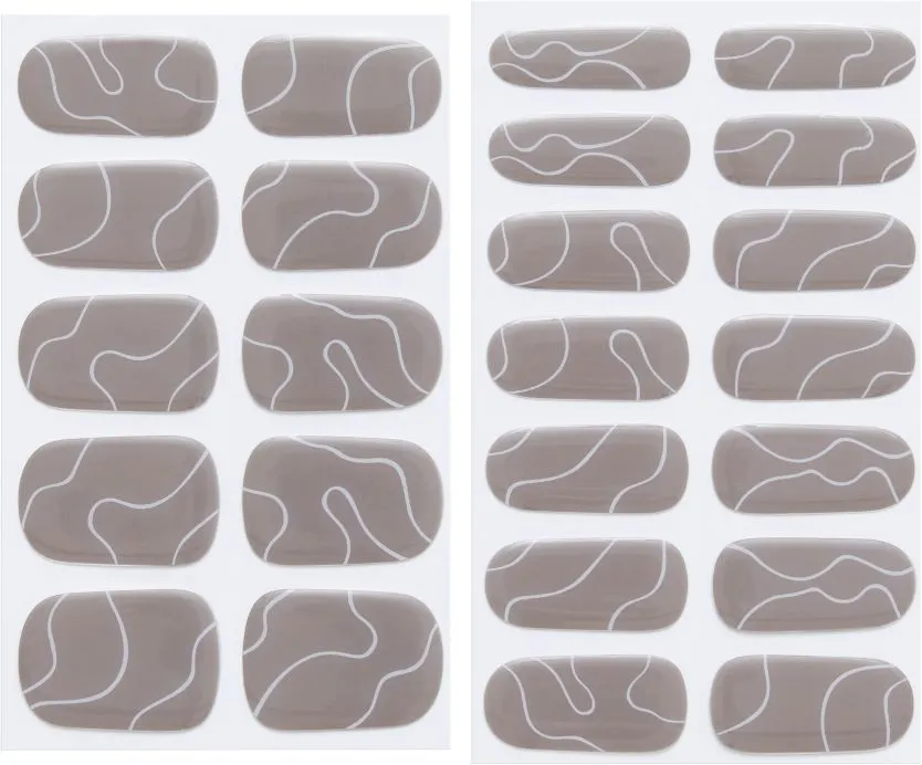 Depend Gel iQ Gel Nail Strips (24pcs) Line Up