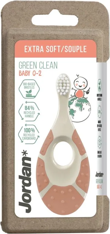 Jordan Toothbrush Green Clean Baby 0-2