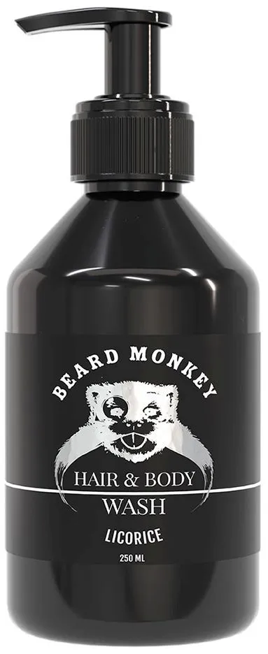 Beard Monkey Hair & Body Wash Licorice (250mL)