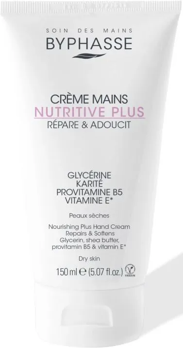 Byphasse Nourishing Plus Repairs & Softens Hand Cream (150mL)