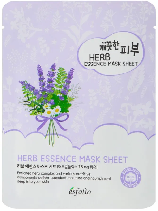 Esfolio Pure Skin Essence Mask Sheet Herb (25mL)