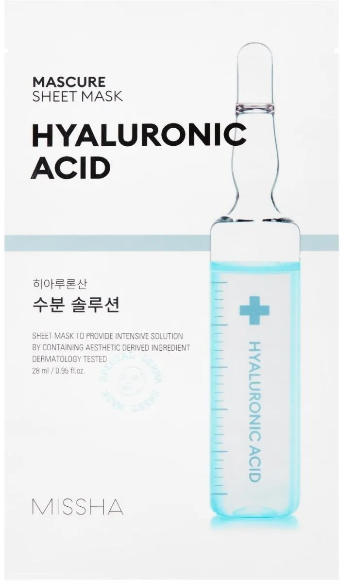 Missha Mascure Hydra Solution Sheet Mask Hyaluronic Acid (28mL)
