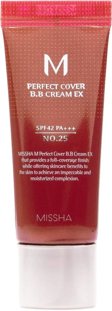 Missha M Perfect Cover BB Cream EX SPF42 (20mL) No.25 Warm Beige