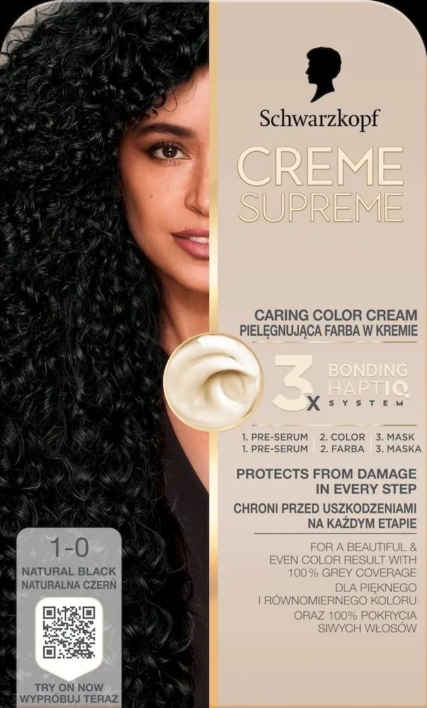 Schwarzkopf Creme Supreme 1-0 Deep Black