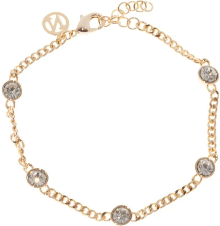 Nora Norway Amalfie Brace Gold Clear