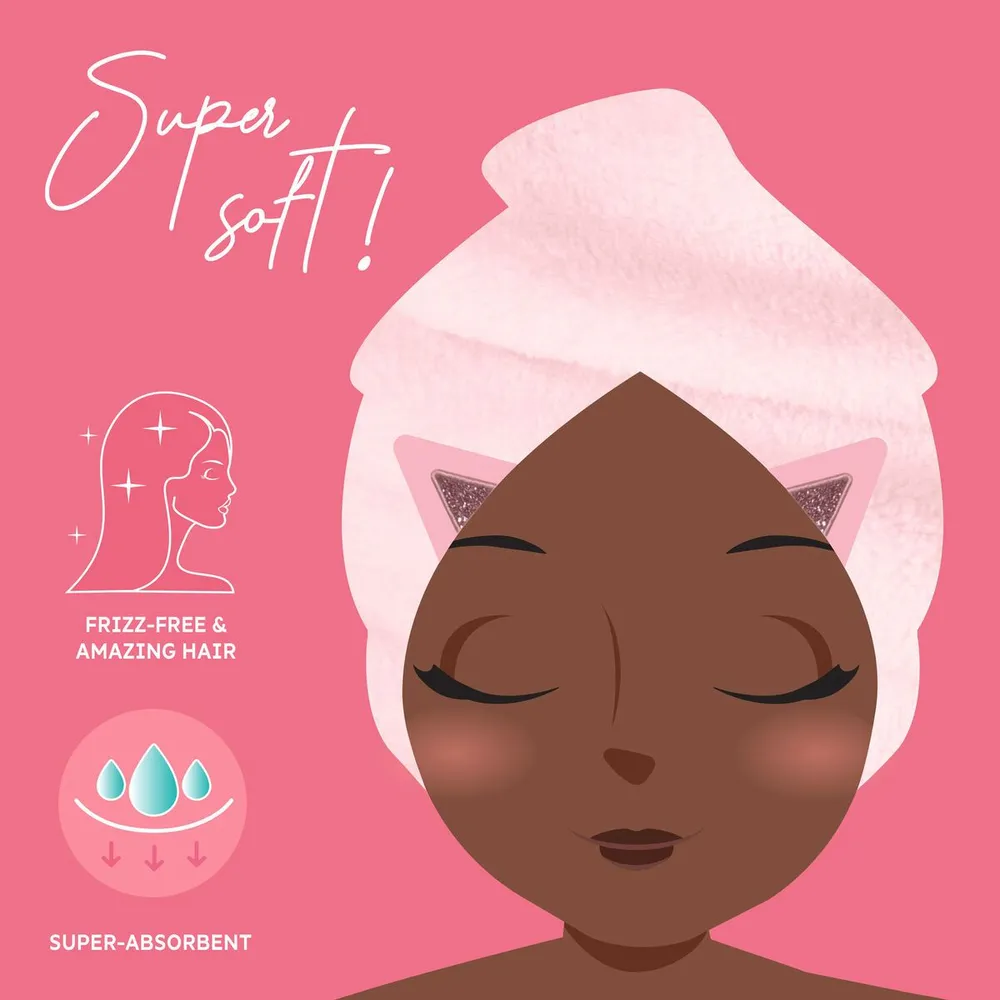 Legami Hair Turban Towel Panda