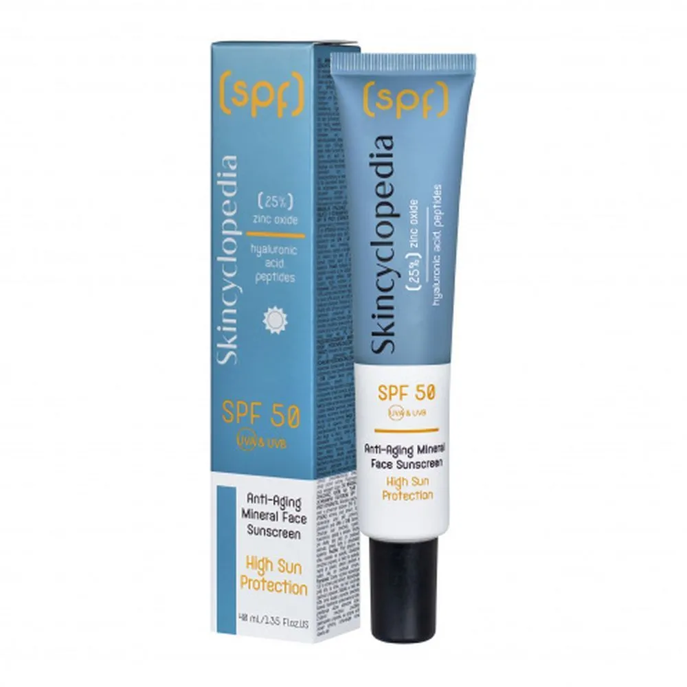 Skincyclopedia Anti-Aging Mineral Face Sunscreen SPF50 (40mL)
