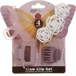 Danielle Claw Clip Set Butterfly (4pcs)