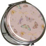 Danielle Compact Mirror Butterfly