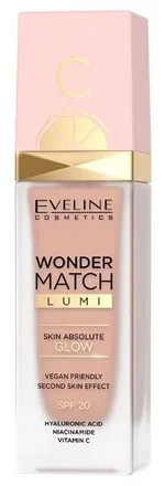 Eveline Cosmetics Wonder Match Lumi Foundation SPF20 (30mL) No.20