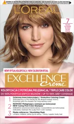 L'Oreal Paris Excellence Creme Permanent Hair Colour with Triple Protection 7 Blonde