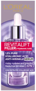 L'Oreal Paris Revitalift Filler Anti-Wrinkle Serum 1.5% Pure Hyaluronic Acid Serum (30mL)