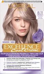 L'Oreal Paris Excellence Cool Creme Permanent Hair Color With Triple Care 8.11