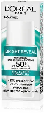 L'Oreal Paris Bright Reveal Dark Spot UV Fluid Cream SPF50+ (50mL)