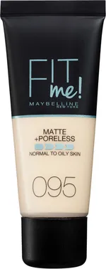 Maybelline New York Fit Me! Matte & Poreless Liquid Foundation (30mL) 95 Fair Porcelain