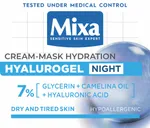 Mixa Hyalurogel Night Hydrating Cream-Mask (50mL)