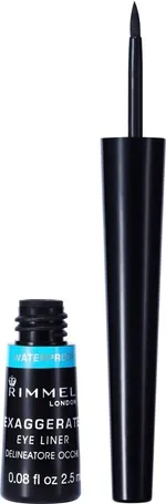 Rimmel London Exaggerate Waterproof Liquid Eye Liner (2,5mL) 003 Black
