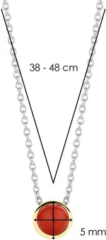 Ti Sento Milano Necklace Gilded 3845CR/42