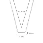 Ti Sento Milano Necklace 3979ZI/42