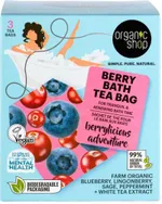 Organic Shop Bath Tea Bag For Tranquil & Renewing Bath Time Berry (3x50g)