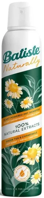 Batiste Naturally Light Scent Green Tea & Chamomile Dry Shampoo (200mL)