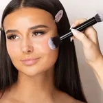 Brushworks Double Ended Powder & Buff Brush No.6