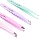 Brushworks Combination Tweezer Set (4pcs) Pastels